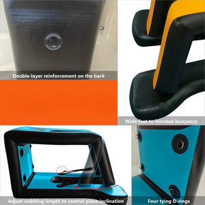 2025 New Inflatable PVC Hydrofoil Waterplay <b>Surfing</b> Tool Accessory Dock Start Water Sports Pumping Foil DP01 2025 New Inf - Product Image 3