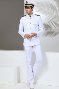 Uniforme da Ufficiale Bianca Stile USA Personalizzata all'Ingrosso per Capitani e Funzionari - Product Image 5