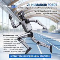 TERKOBOT MagicBot Z1 Robot Humanoide Bípedo con 50 Articulaciones, Navegación Autónoma, Diálogo con IA, I+D de Robots Humanoides