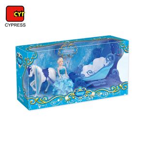 دمية على شكل أميرة النقل لعبة الحصان النقل البلاستيكية اللعب دمية جميلة للفتيات - Product Image 6