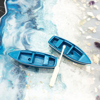 Mini ornement féerique en résine, ornements de Micro-paysage pour petits bateaux et oreillettes, bricolage d'objet d'art pour le jardin, la maison de poupée