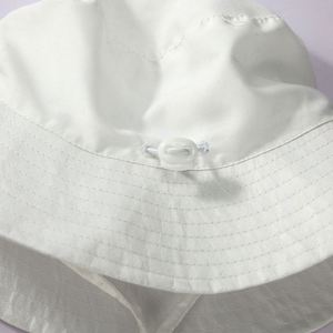 Sombrero de Pescador para Niños 2025, Sombrero de Sol para Bebés de Color Sólido con Lazo, Gorra de Protección Solar para Niños y Niñas con Ala Ancha - Product Image 4