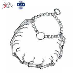 Chaîne de laisse pour chien en fer durable / Collier à pointes pour la sécurité des animaux de compagnie - Product Image 1