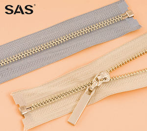 SAS широко используется Превосходное качество оптовая продажа 3 5 8 открытый конец Y зубная куртка металлическая молния для сумки - Product Image 2