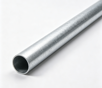 Tube en acier au carbone galvanisé à chaud S235JR Z180 pour cadre de protection de machines générales, processus de découpe et de rainurage, palette en bois