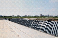Clapet de déversoir pneumatique |   Digue gonflable à air pour l'ingénierie hydraulique, l'irrigation, la lutte contre les inondations et la conservation de l'eau
