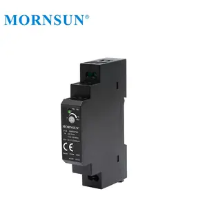 Mornsun LI15 catu daya industri SMPS, catu daya rel catu daya 12W 15W 5V 12V 15V 24V 48V 12W 15W AC DC Din