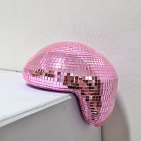 Boule disco à paillettes effet miroir, décoration d'intérieur, ornement de bureau, décoration de la maison