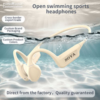 Écouteurs de natation SOYA Tendance Actuelle 8G MP3 BT6.0 à Conduction Osseuse, Casque sans Fil IP68 Économique, Écouteurs Sportifs pour Shokz