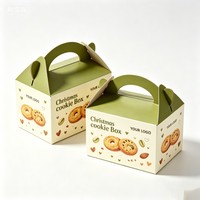 Boîte à biscuits écologiques de qualité alimentaire, design personnalisé, boîte rectangulaire pour beignets, matériau recyclé, boîte à pain pour boulangerie, boîte à emporter