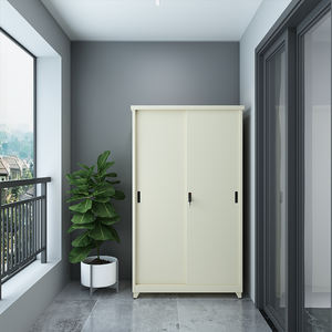 Armario moderno de balcón, armario de metal de 2 puertas, armario de hierro, armario de metal, Almirah para apartamento - Product Image 4