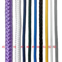 3mm 5mm 8mm Corde à lacets pour chaussures Corde en nylon tressée élastique en polyester coton pour sacs et vêtements