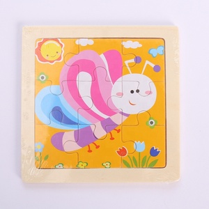 Giocattoli Creativi: <span class=keywords><strong>Puzzle</strong></span> in Legno da 9 Pezzi per Bambini dai 3 ai 6 Anni, <span class=keywords><strong>Puzzle</strong></span> Educativo, Blocchi da Costruzione per Bambini, Regalo - Product Image 2