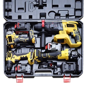 YOUTAI 21V Cordless chiavi elettriche <span class=keywords><strong>Kit</strong></span> elettrico martello smerigliatrice angolare combinazione plastica OEM supporto custodia rigida Made China - Product Image 2