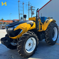4WD Landwirtschaftlicher Traktor Schwerlast 50PS 100PS Rad-Raupenmaschine Mit Frontlader und Baggerlader