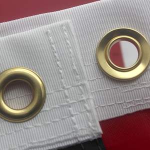 पतली नीली रेखा पुलिस और पतली लाल रेखा फायरफाइटर 3x5फीट अमेरिकी ध्वज कढ़ाई में भारी ड्यूटी नायलॉन - Product Image 3