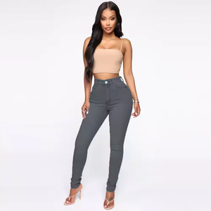 Jeans <span class=keywords><strong>de</strong></span> Mezclilla para <span class=keywords><strong>Mujer</strong></span>, Cintura Alta, Ajustados, Retro 2026, Levanta Glúteos, <span class=keywords><strong>de</strong></span> Algodón, Transpirables y Cómodos - Product Image 4