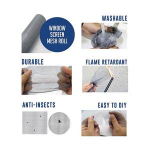 Fenêtre à rouleaux <span class=keywords><strong>coulissante</strong></span> en aluminium personnalisée Moustiquaire roulante de qualité supérieure - Product Image 6