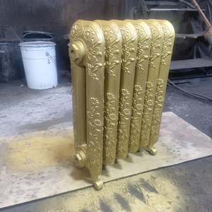 <span class=keywords><strong>Radiateur</strong></span> en <span class=keywords><strong>fonte</strong></span> à économie d'énergie pour chauffage central à eau d'hôtel, design rectangulaire <span class=keywords><strong>moderne</strong></span>, peinture dorée, fixation murale - Product Image 2