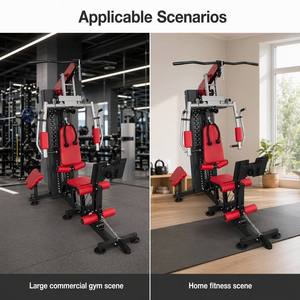 Máquina de Gimnasio Multifuncional para el Hogar: Lat Pulldown, Press de Pecho, Pec Fly, Leg Developer, con Pila de Pesas y Construcción de Acero Reforzado - Product Image 3