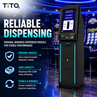 Игровой автомат TICO Redemption Kiosk Georgia Skill Game с функцией самообслуживания, терминал для выдачи наличных и диспенсером подарочных карт, поддержка Banilla Game Fusion