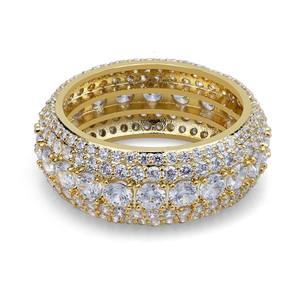 Venta al por mayor de moda cubic zirconia helado anillo de caderas, <span class=keywords><strong>lupulo</strong></span> anillo para hombre - Product Image 2