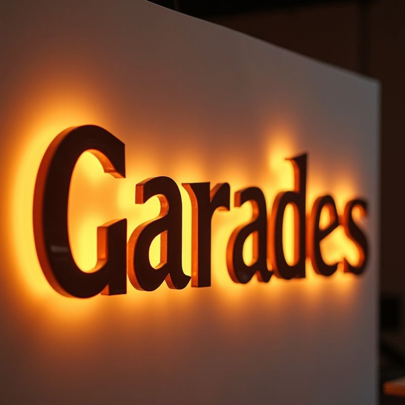 Manufacturers 3D Acrylic Signage Big Led