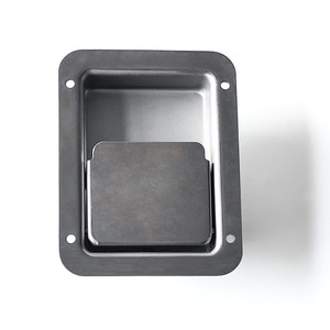 Đánh bóng thép không gỉ mái chèo chốt khóa Trailer RV cắm trại hộp công cụ Keyless kéo bảng điều khiển xử lý ổ khóa - Product Image 1