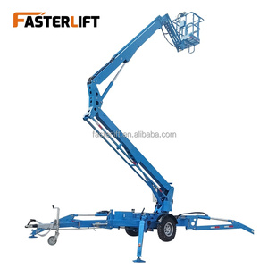 Ce Gecertificeerd 10 ~ 20M 200Kg Belasting High-End Sky Hydraulische Aanhangwagen Kleine Spider Towable Giek Lift Voor Boomwerk - Product Image 3