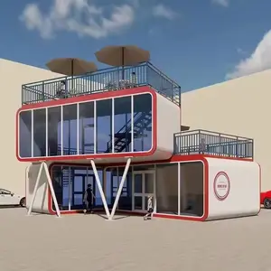 Snelle Montage Meubels Smart House Geprefabriceerde Container Huizen Prefab Draagbare Flatgebouw Kantoorpod