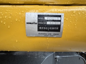 Komatsu รถตักดินระบบไฮดรอลิกตีนตะขาบ PC120-6รถ PC120-8 PC60 - Product Image 2