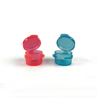 Mini-récipient cosmétique personnalisé 1g 3g 5g 10g, pot en plastique avec couvercle à clapet pour crèmes, baumes et échantillons de voyage