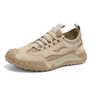 Zapatillas de Verano para Hombre, Transpirables, de Malla, Antideslizantes, Resistentes al Desgaste, Casuales, para Trabajo al Aire Libre, Protección Laboral - Product Image 5