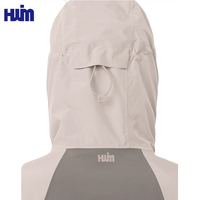 Veste pour hommes personnalisée imperméable coupe-vent respirant pour l'extérieur manteau de course à capuche avec fermeture éclair vestes de sport confortables