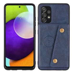 Étui portefeuille en cuir pour Samsung Galaxy A53 5G A13 A23 A73 A12 A22 A32 A52 A72 M31 <span class=keywords><strong>S21</strong></span> <span class=keywords><strong>FE</strong></span> S22 S23 Plus Ultra A04S, avec fente pour cartes - Product Image 5