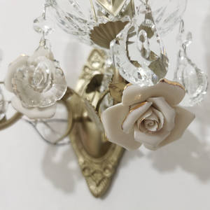 HITECDAD – chandelier moderne à Double tête, lampe murale à fleurs de Style rustique rétro pour restaurant café hall d'hôtel - Product Image 4