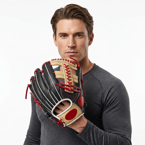 Mitaines de glisse en cuir élastiques et antidérapantes pour jeunes et adultes, idéales pour le baseball, le softball, le tennis et la protection sportive en extérieur - Product Image 2