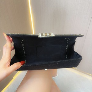 Borsa pochette di strass di lusso da <span class=keywords><strong>sera</strong></span> in cristallo da donna borse da sposa con pochette da <span class=keywords><strong>sera</strong></span> borse lunghe con diamanti da festa per donna - Product Image 6
