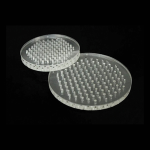 Laser siêu trắng chính xác khoan thủy tinh cứng tùy chỉnh chế biến thủy tinh borosilicate cao từ dịch vụ chế tạo nhà máy - Product Image 2