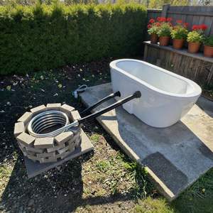 Kit de serpentin chauffé au bois sur mesure pour baignoire en bois, thermosiphon en acier inoxydable, sans électricité, chauffage rapide, chauffage autonome DIY - Product Image 5