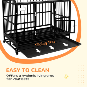 <span class=keywords><strong>Cage</strong></span> à chien modulaire robuste, portable, de haute qualité, équipée de roues universelles, <span class=keywords><strong>cage</strong></span> à chien ventilée - Product Image 5