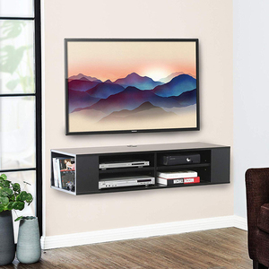 Steel wood furniture simple living room audio-visual cabinet American TV cabinet wall-mounted storage TV cabinet