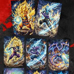 Serie DM Pokemoned Battle Dimension, Pannello Artistico Shikishi, Carta Colorata, Decorazione Collezionabile Anime, Dipinto Decorativo con Personaggi dei Cartoni Animati - Product Image 4