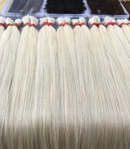 Ingrosso crudo vietnamita a doppio disegno biondo <span class=keywords><strong>chiaro</strong></span> intrecciato alla rinfusa capelli 100% extension vergini di capelli umani - Product Image 3