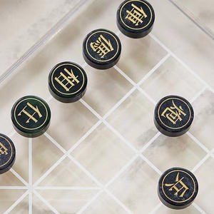 Juego de Ajedrez Chino Portátil, Tablero de <span class=keywords><strong>Xiangqi</strong></span> con Diseño Plegable, Juego de Estrategia Intelectual para Adultos y Niños - Product Image 3