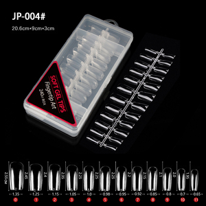 Clear Artificial <b>Nail</b> Tips Full Half Cover Dual Use Salon Practice Fingernails Wholesale - Product Image 2
