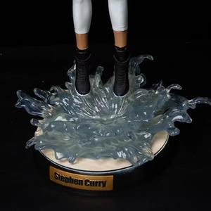 Figura Coleccionable de Stephen Curry, Estrella del Baloncesto, en Pose de Tiro, con Base con Efecto de Salpicadura, para Fanáticos del Deporte y Coleccionistas - Product Image 4