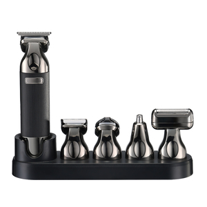 Kit de Afeitado Multifuncional Personalizado con Cuerpo Metálico, Recortadora de Barba y Cabello para Hombre - Product Image 1