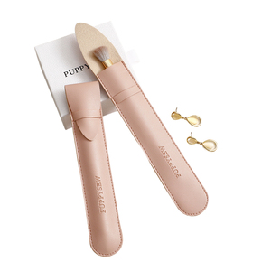 Sợi Nhỏ Vải Hai Mặt Dày Nhung Bàn Chải Lông Mày Bút Chì <span class=keywords><strong>Pouch</strong></span> Tay Áo Chủ Logo - Product Image 2