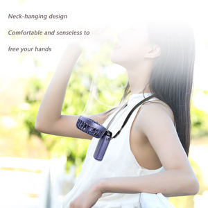N15 Handheld Fan <b>Usb</b> <b>Mini</b> Portable Rechargeable Small Fan Digital Display Folding Aromatherapy Small Electric - Product Image 4